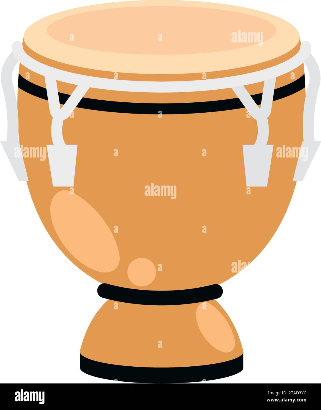 design del tamburo bata Illustrazione Vettoriale