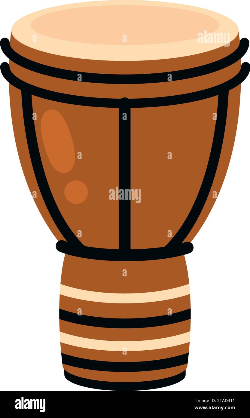 design tradizionale del tamburo bata Illustrazione Vettoriale