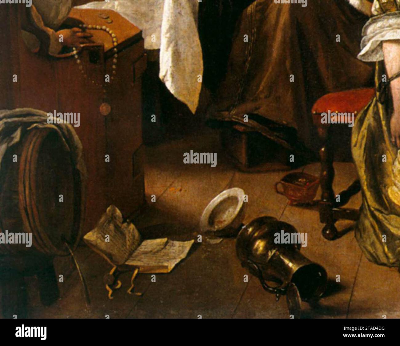 In Luxury, Beware (Detail) 1663 di Jan Steen Foto Stock