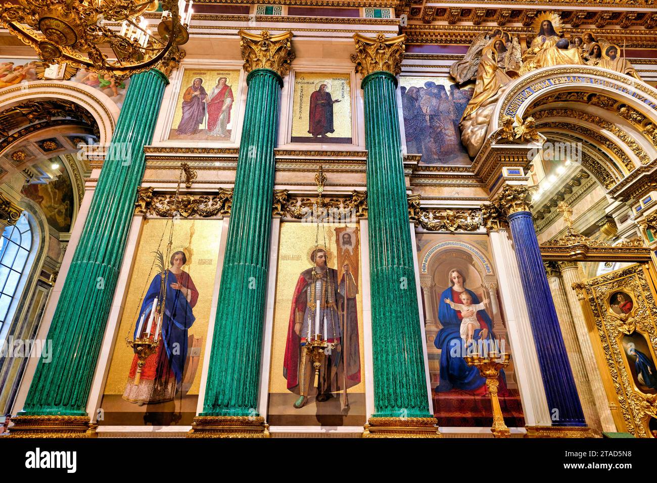 San Pietroburgo Russia. San Isaac Foto Stock