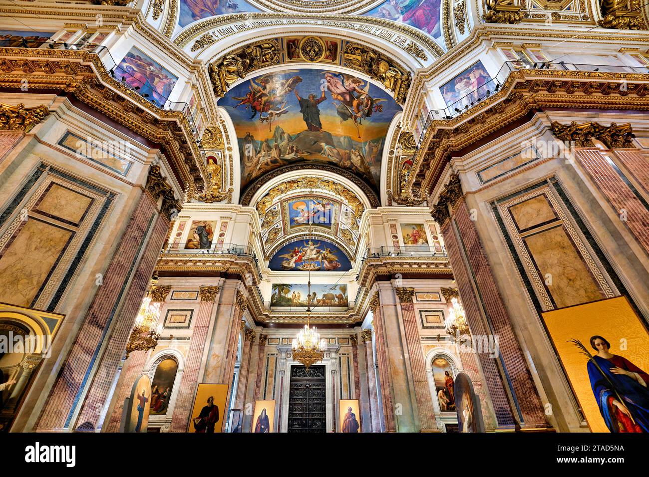 San Pietroburgo Russia. San Isaac Foto Stock