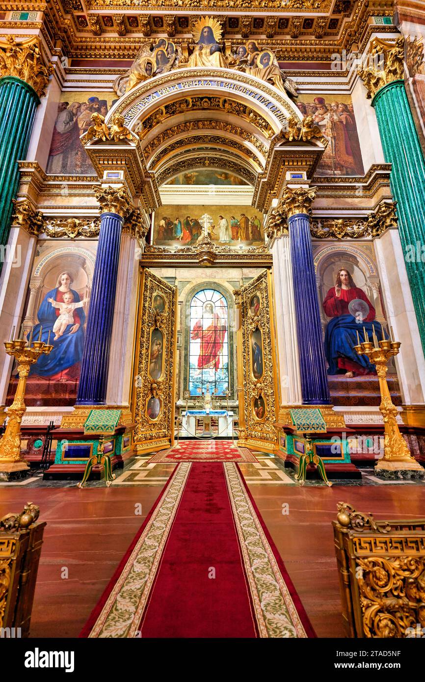 San Pietroburgo Russia. San Isaac Foto Stock