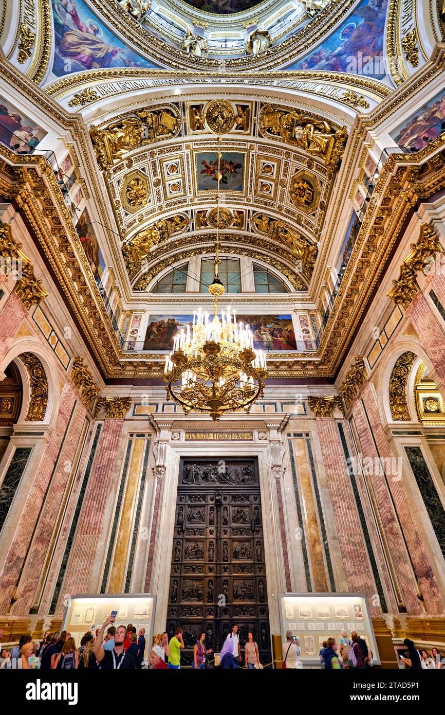 San Pietroburgo Russia. San Isaac Foto Stock