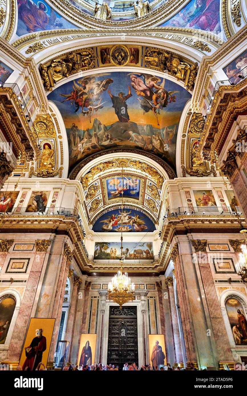 San Pietroburgo Russia. San Isaac Foto Stock