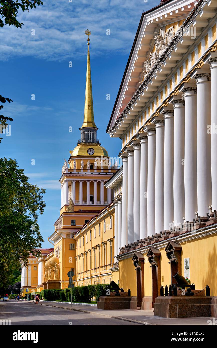 San Pietroburgo Russia. L'Admiralty Building Foto Stock