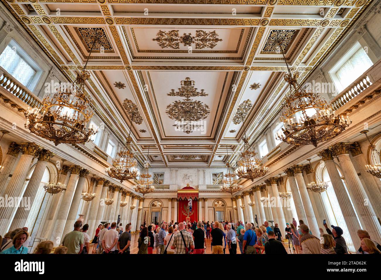 San Pietroburgo Russia. Il palazzo d'inverno Museo Hermitage Foto Stock
