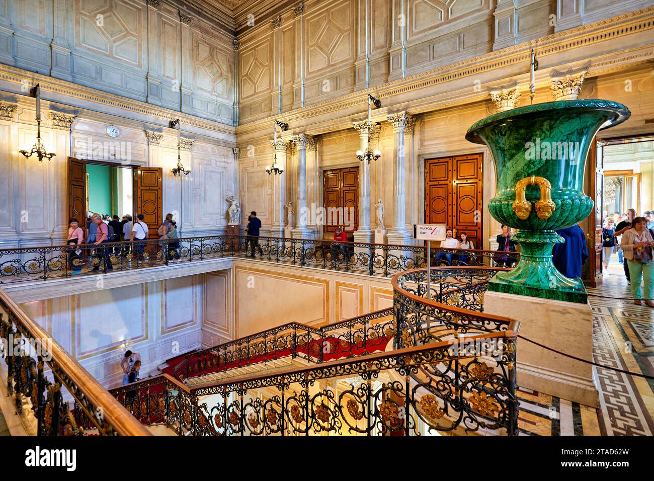 San Pietroburgo Russia. Il palazzo d'inverno Museo Hermitage Foto Stock