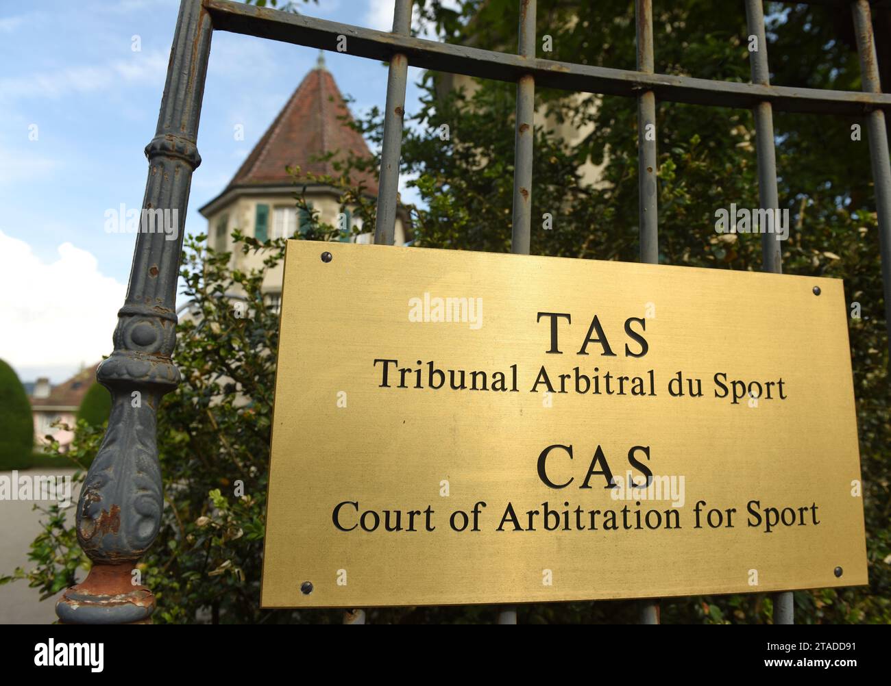Losanna, Svizzera - 5 giugno 2017: Corte arbitrale per lo sport, CAS (Tribunal arbitral du sport, TAS) a Losanna, Svizzera Foto Stock