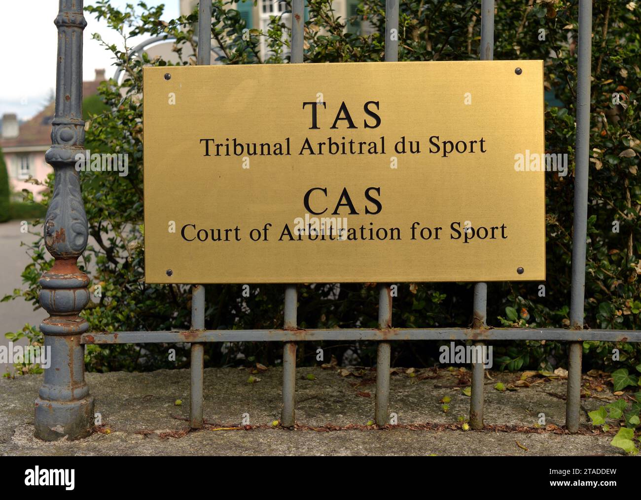 Losanna, Svizzera - 5 giugno 2017: Corte arbitrale per lo sport, CAS (Tribunal arbitral du sport, TAS) a Losanna, Svizzera Foto Stock
