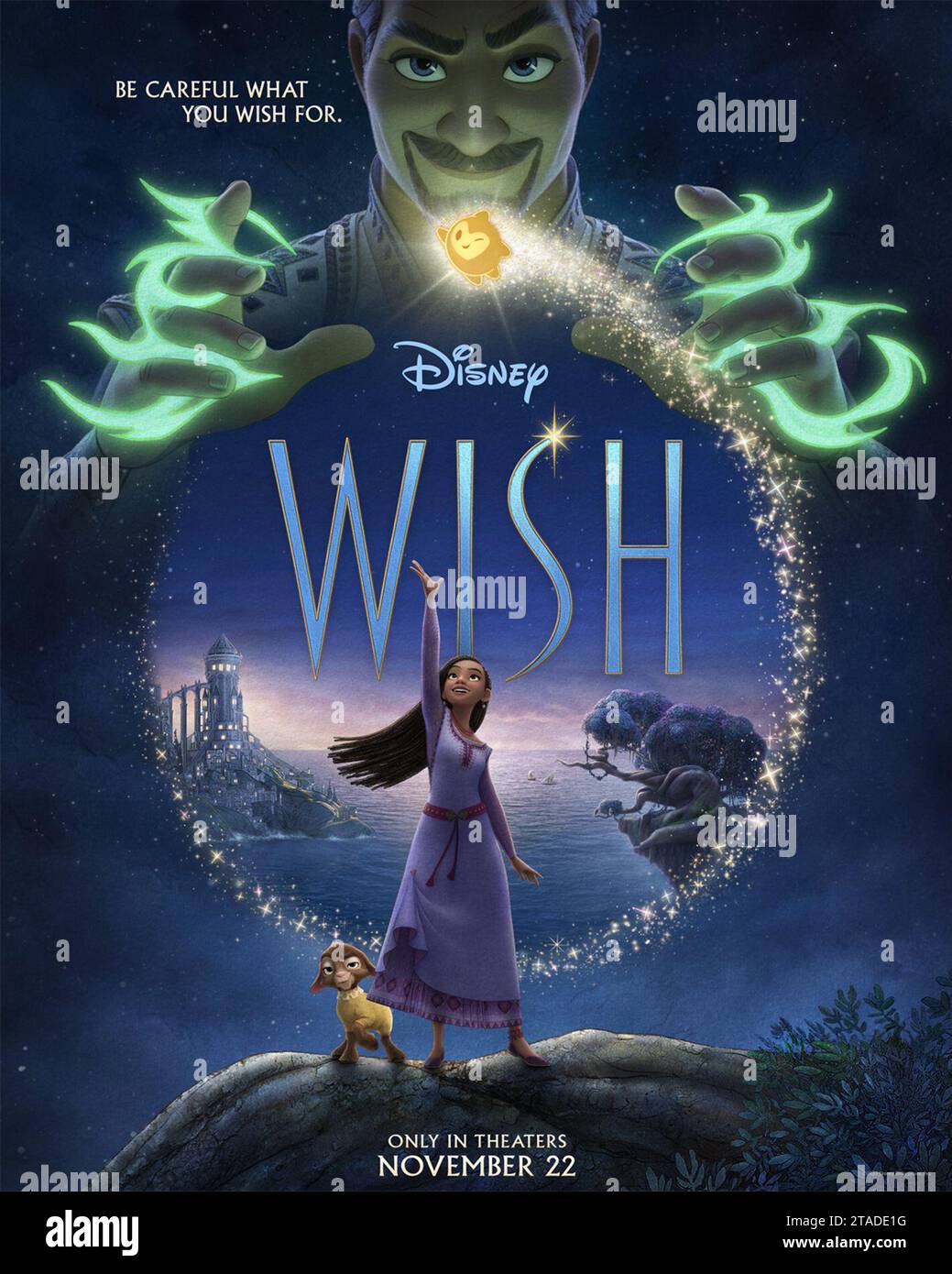 Poster Wish Movie Foto Stock