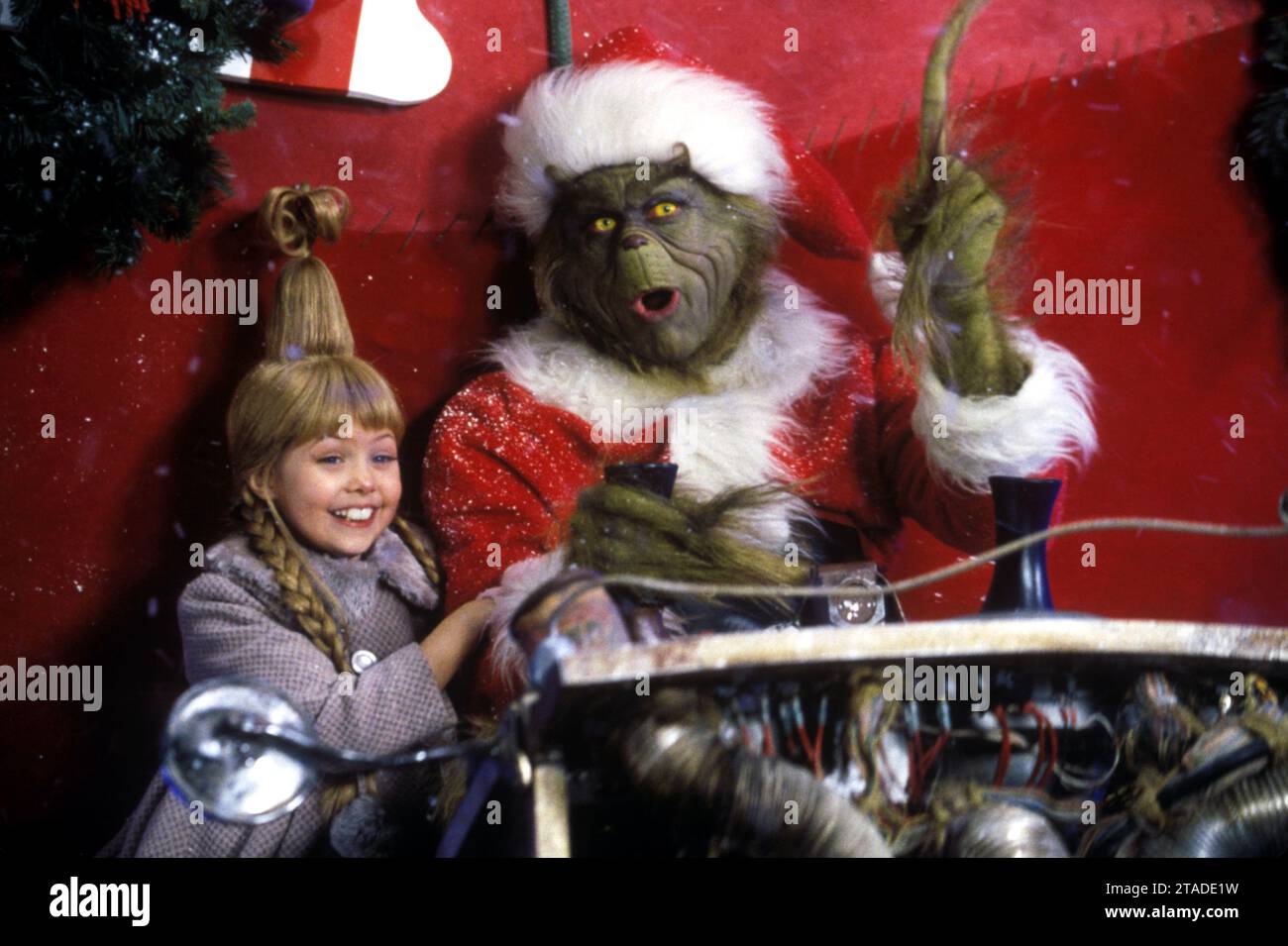 Come i Grinch hanno rubato il film di Natale Taylor Momsen e Jim Carrey Foto Stock