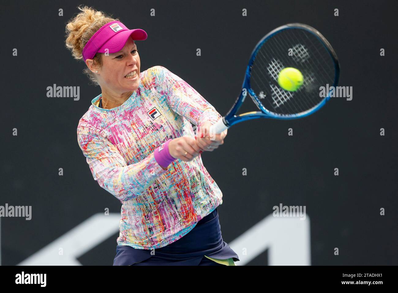 Laura Siegemund (GER), Australian Open 2023, Melbourne Park, Melbourne, Victoria, AUSTRALIEN Foto Stock