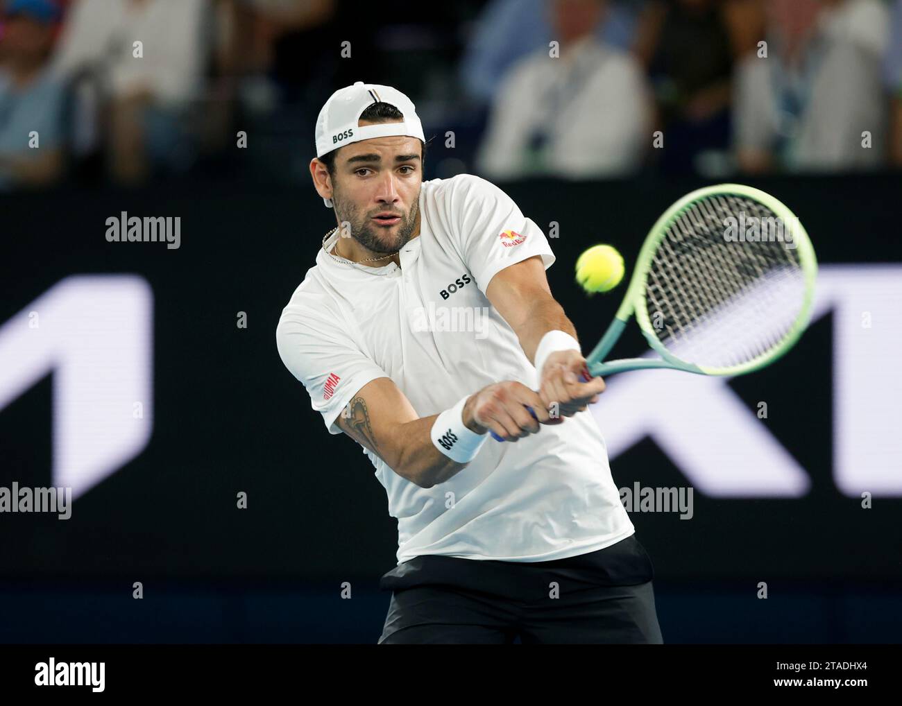 Matteo Berrettini (ITA), Australian Open 2023, Melbourne Park, Melbourne, Victoria, AUSTRALIEN Foto Stock