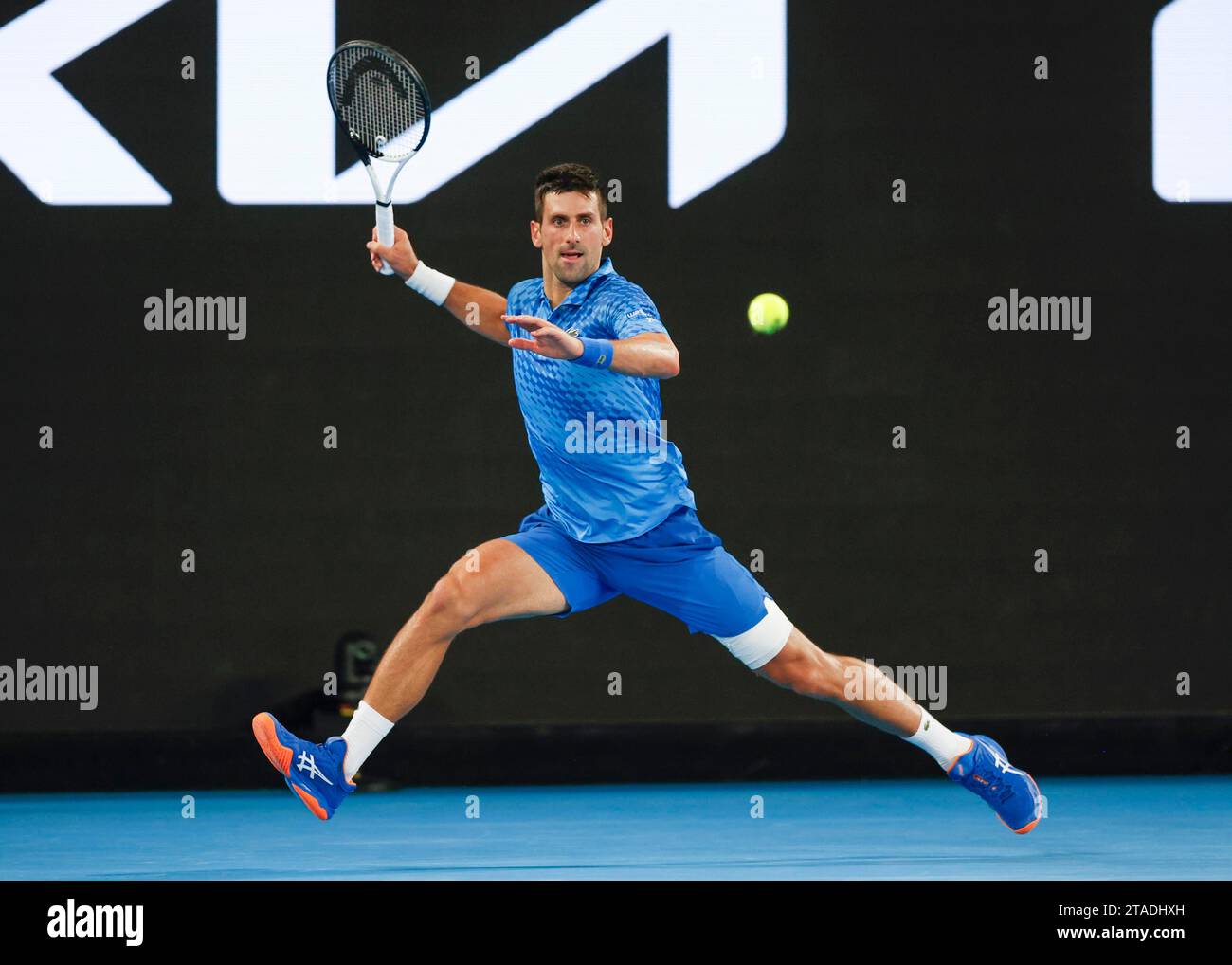 Novak Djokovic (SRB), Australian Open 2023, Melbourne Park, Melbourne, Victoria, AUSTRALIEN Foto Stock