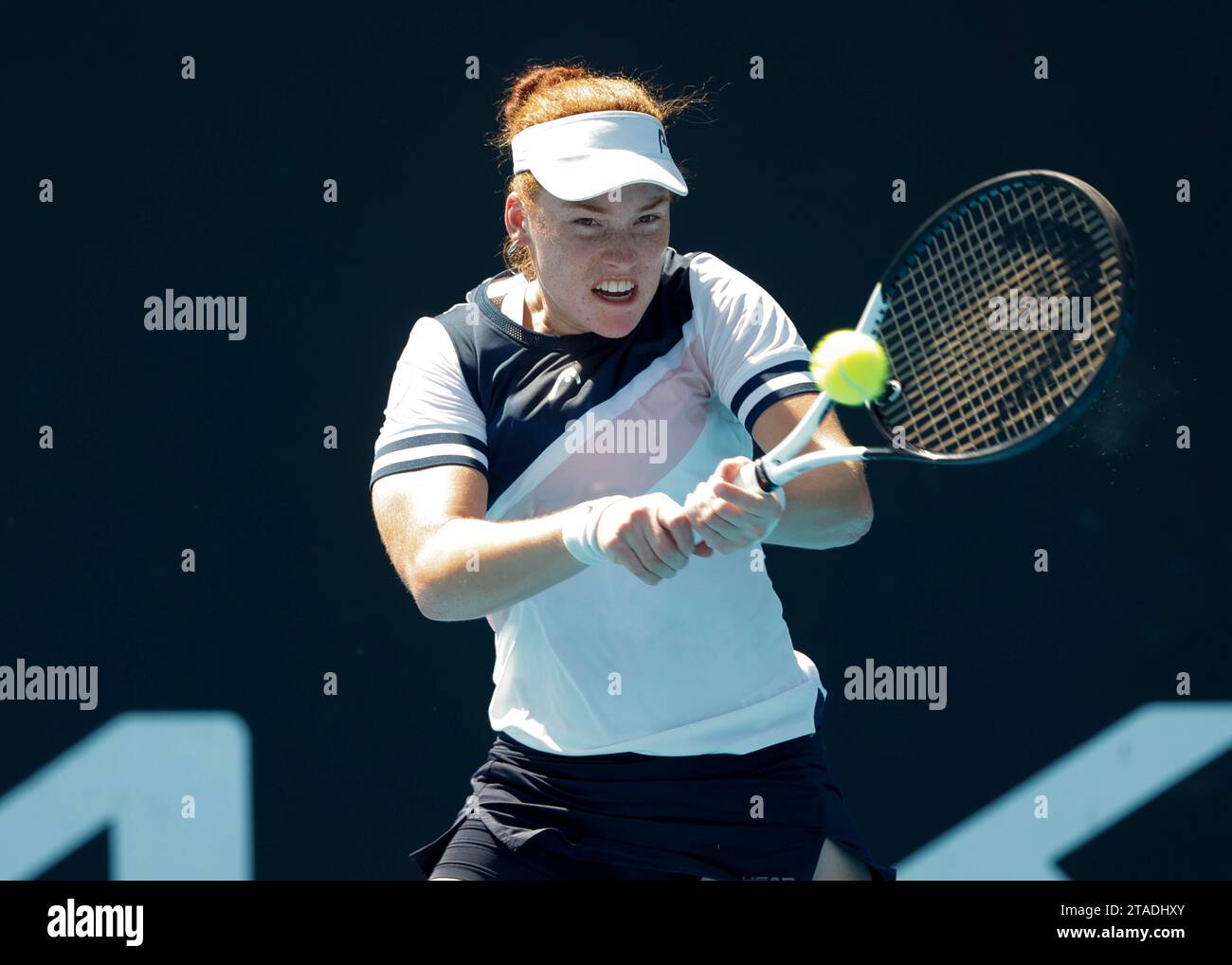 Ella Seidel, Girls Singles GS Australian Open 2023, Melbourne Park, Melbourne, Victoria, Australia Foto Stock
