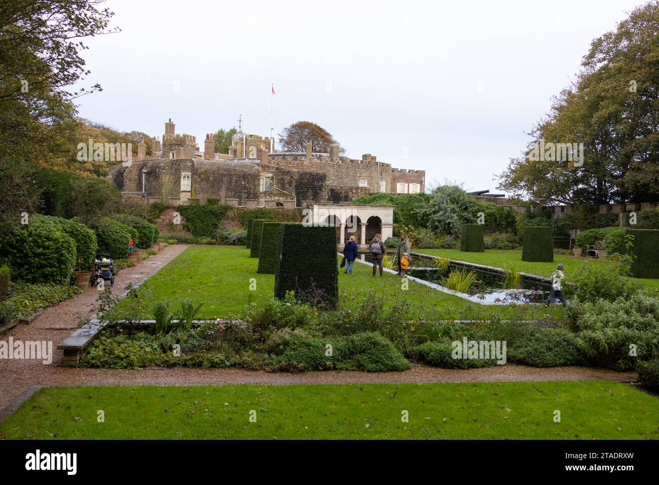 walmer castle, deal, kent, regno unito Foto Stock