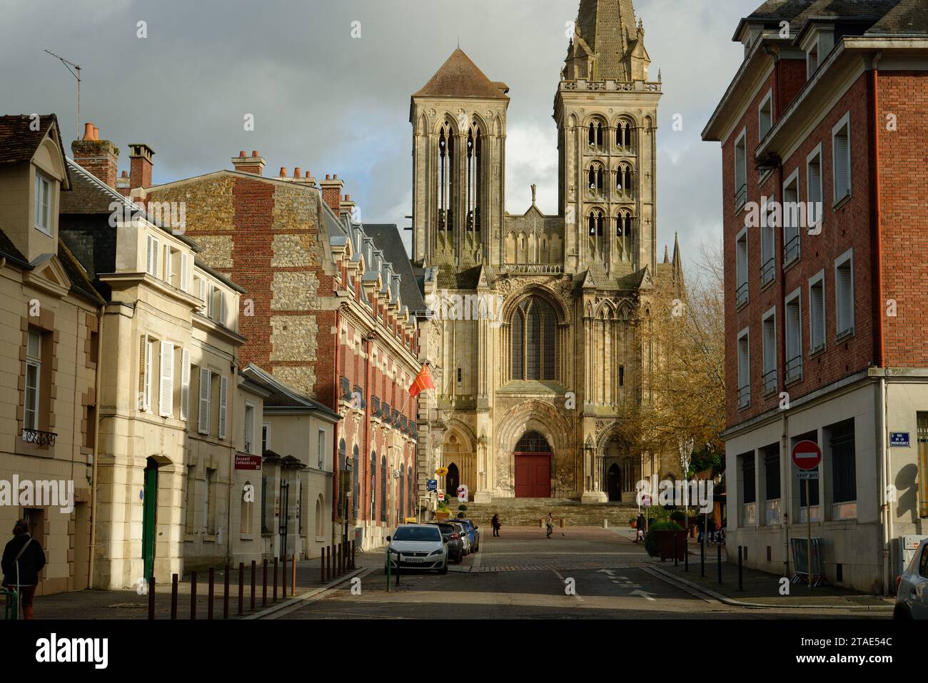 La città di Lisieux, nella regione di Calvados in Normandia, Francia settentrionale. Foto Stock