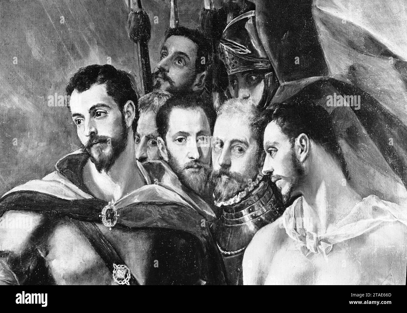 DETALLE DEL MARTIRIO DE SAN MAURICIO - 1580-82 - MANIERISMO ESPAÑOL - CONJ 1271 -. Autore: EL GRECO-Domenikos Theotokopoulos (1540-1614). Località: MONASTERIO-PINTURA. SAN LORENZO DEL ESCORIAL. MADRID. SPAGNA. SAINT MAURICE. SABOYA MANUEL FILIBERTO DE. MANUEL FILIBERTO DE SABOYA. DUQUE DE SABOYA. SAN EXUPERIO. SANTIAGO ALFEO EL MENOR. FARNESIO ALEJANDRO DUQUE DE PARMA. Foto Stock