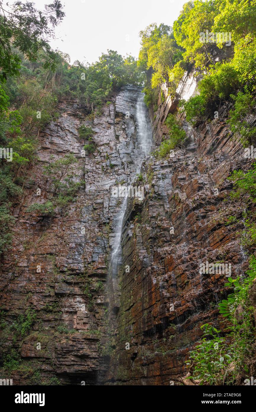 Senegal, Senegal orientale, area di Kédougou, cascate di Dindefello Foto Stock