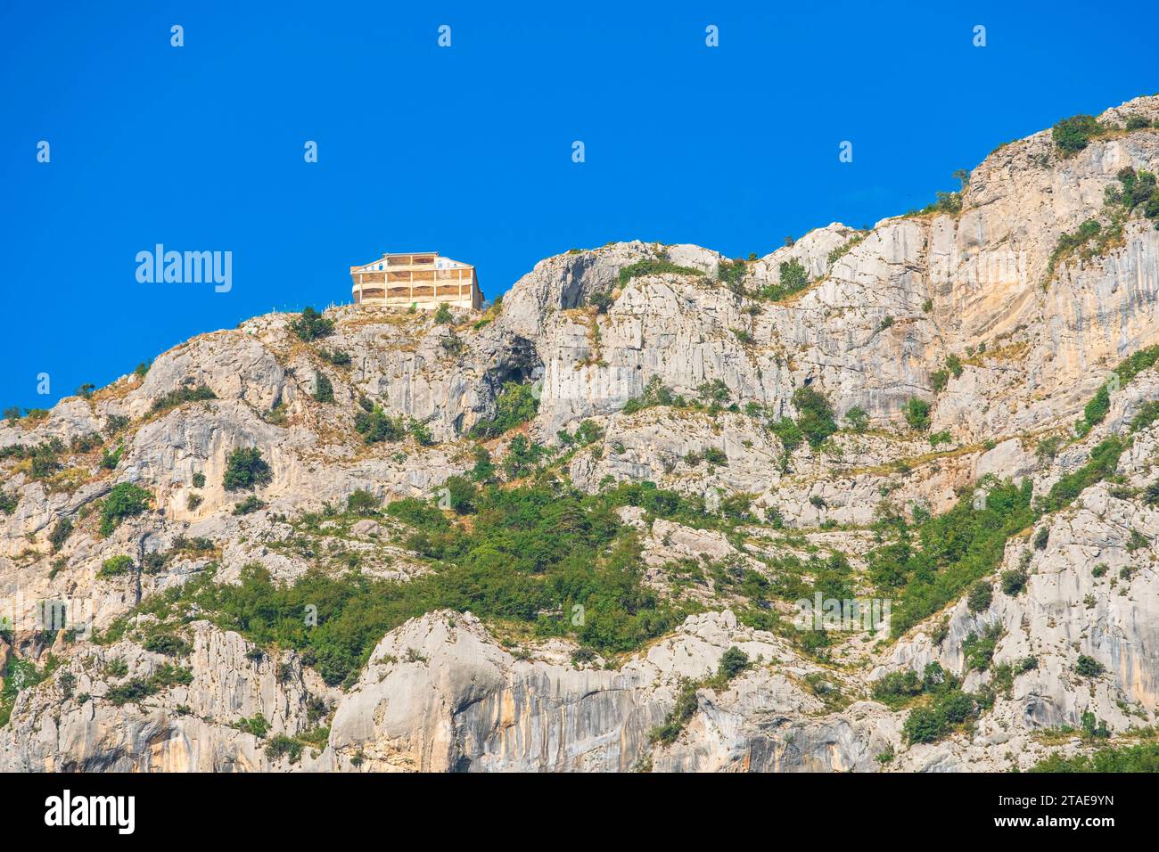 Albania, provincia di Durazzo, Kruje, monte Kruja (Mali i Krujës) Foto Stock