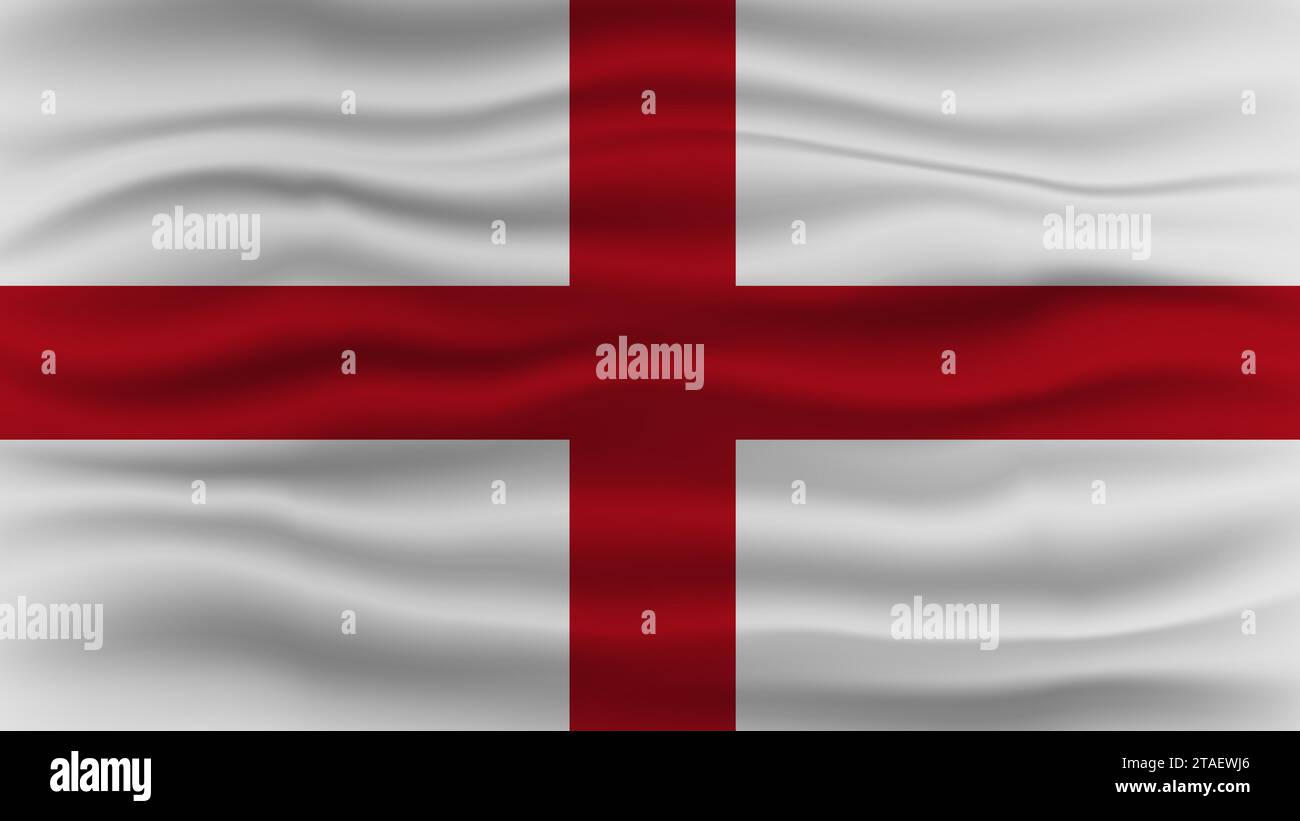 Illustrazione vettoriale dell'emoticon della bandiera inglese Illustrazione Vettoriale