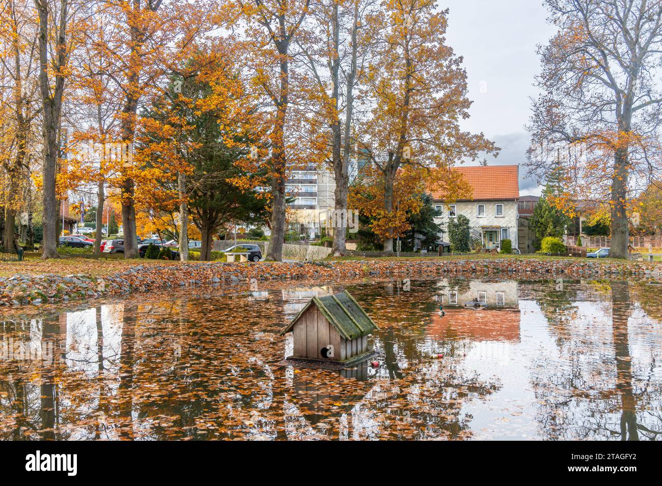 Impressionen aus Allrode Stadt Thale Harz Foto Stock