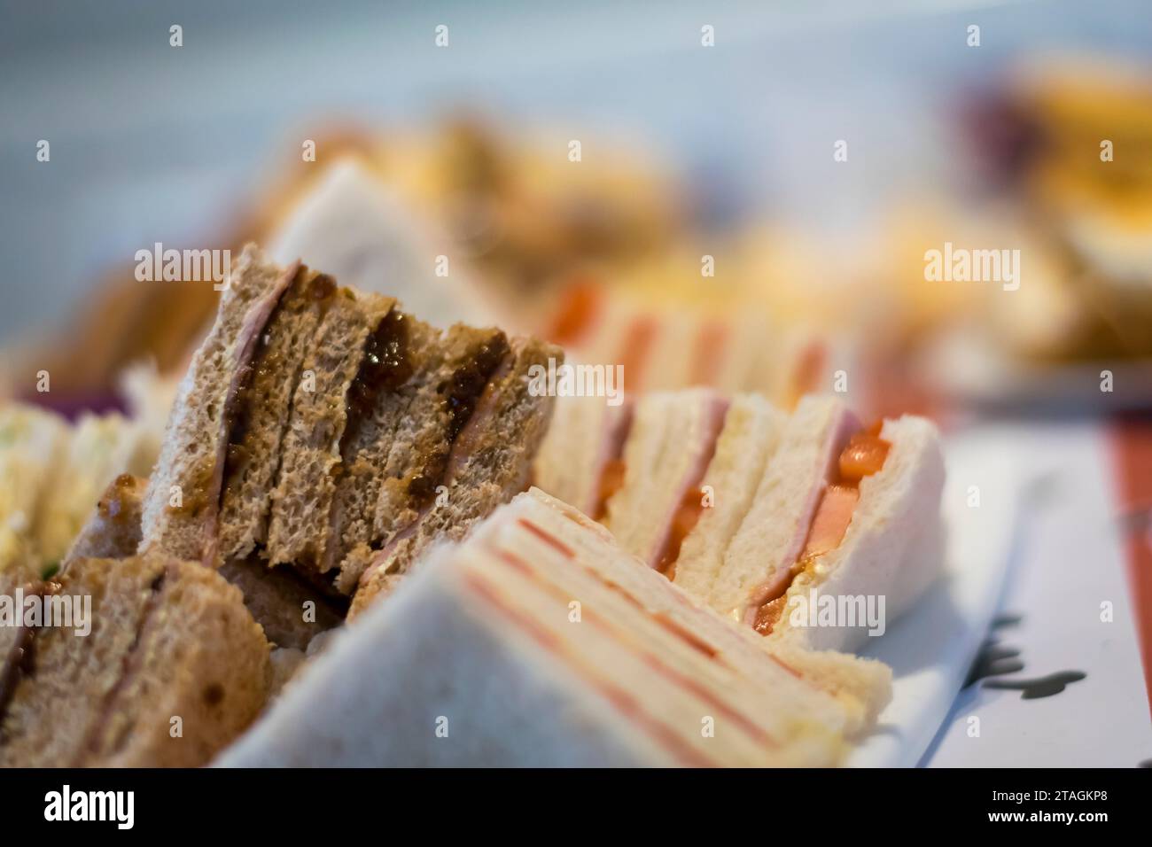 Cibo a buffet pronto per la festa Foto Stock