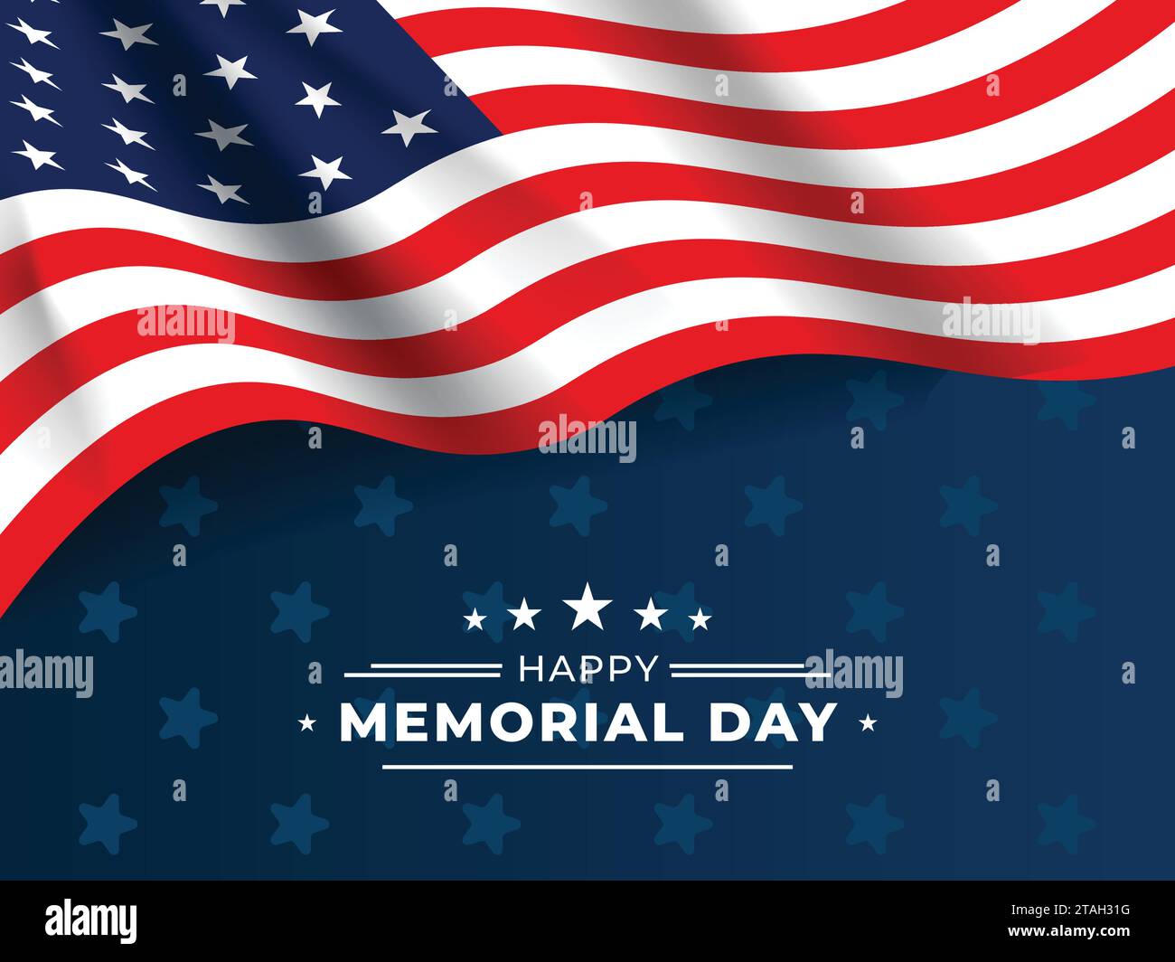 Buon Memorial Day USA Vector Illustrazione Vettoriale