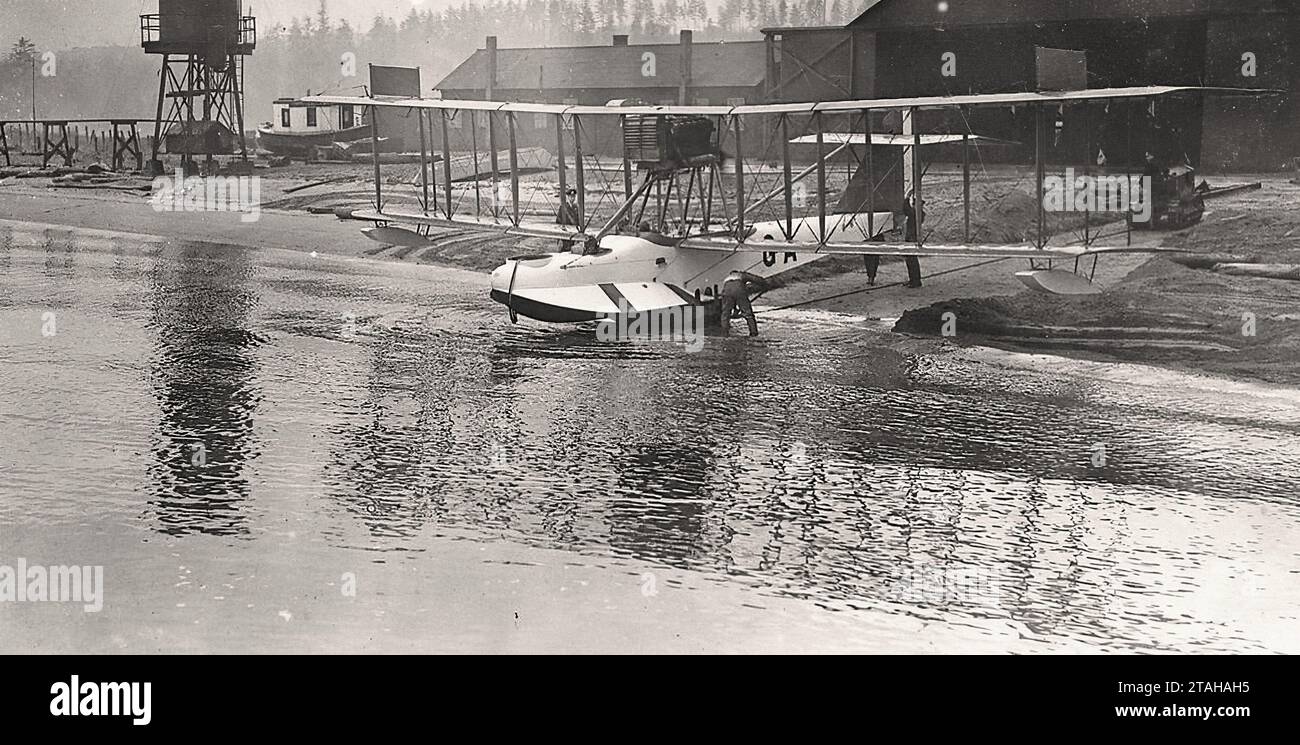 Aereo - Curtiss HS-2 RCAF 1925 Foto Stock