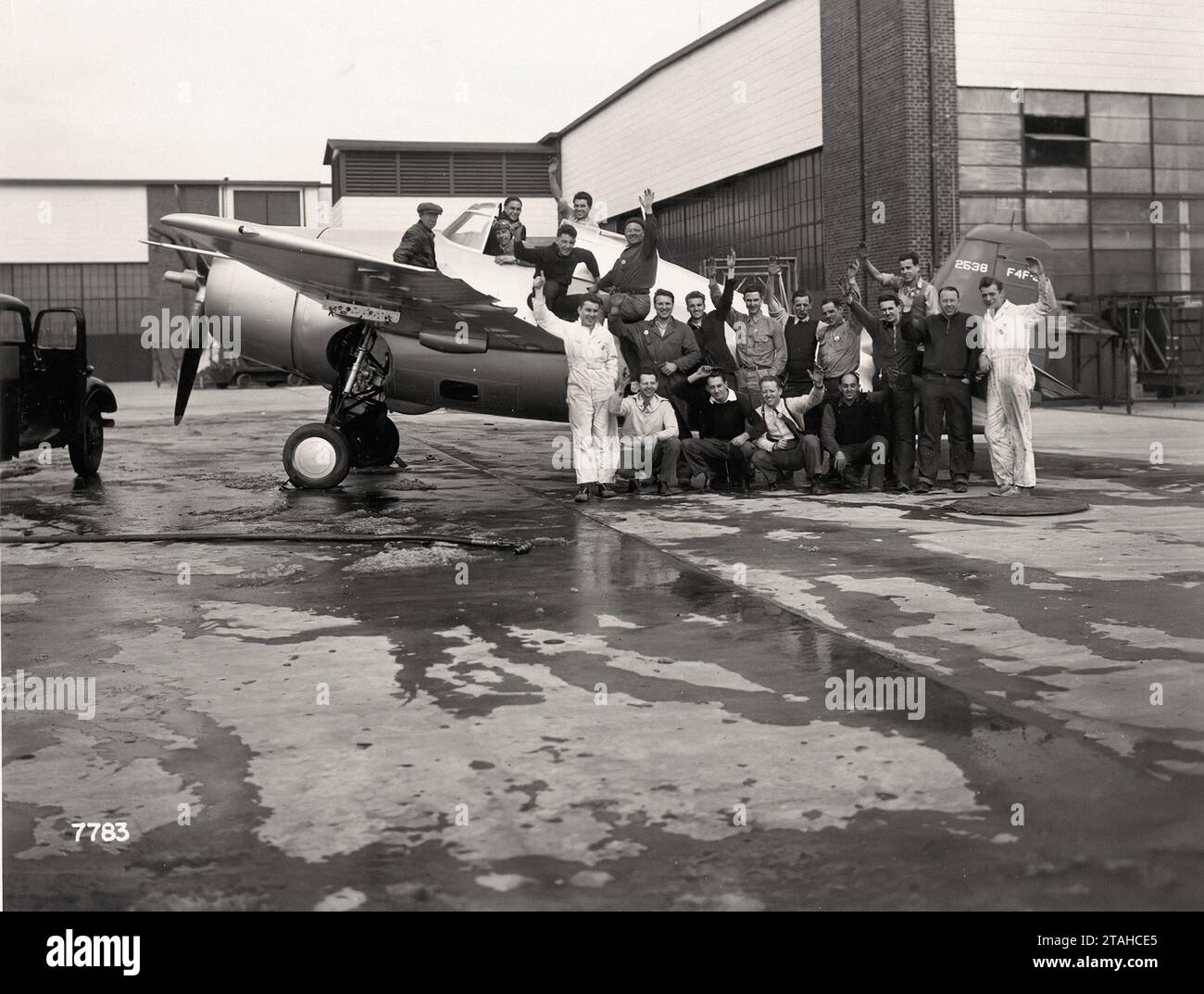 Aereo - Grumman F4F3 ultimo aereo Foto Stock