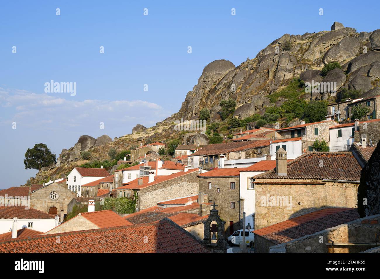 Monsanto, città vecchia. Idanha-a-Nova, Castelo Branco, Portogallo. Foto Stock