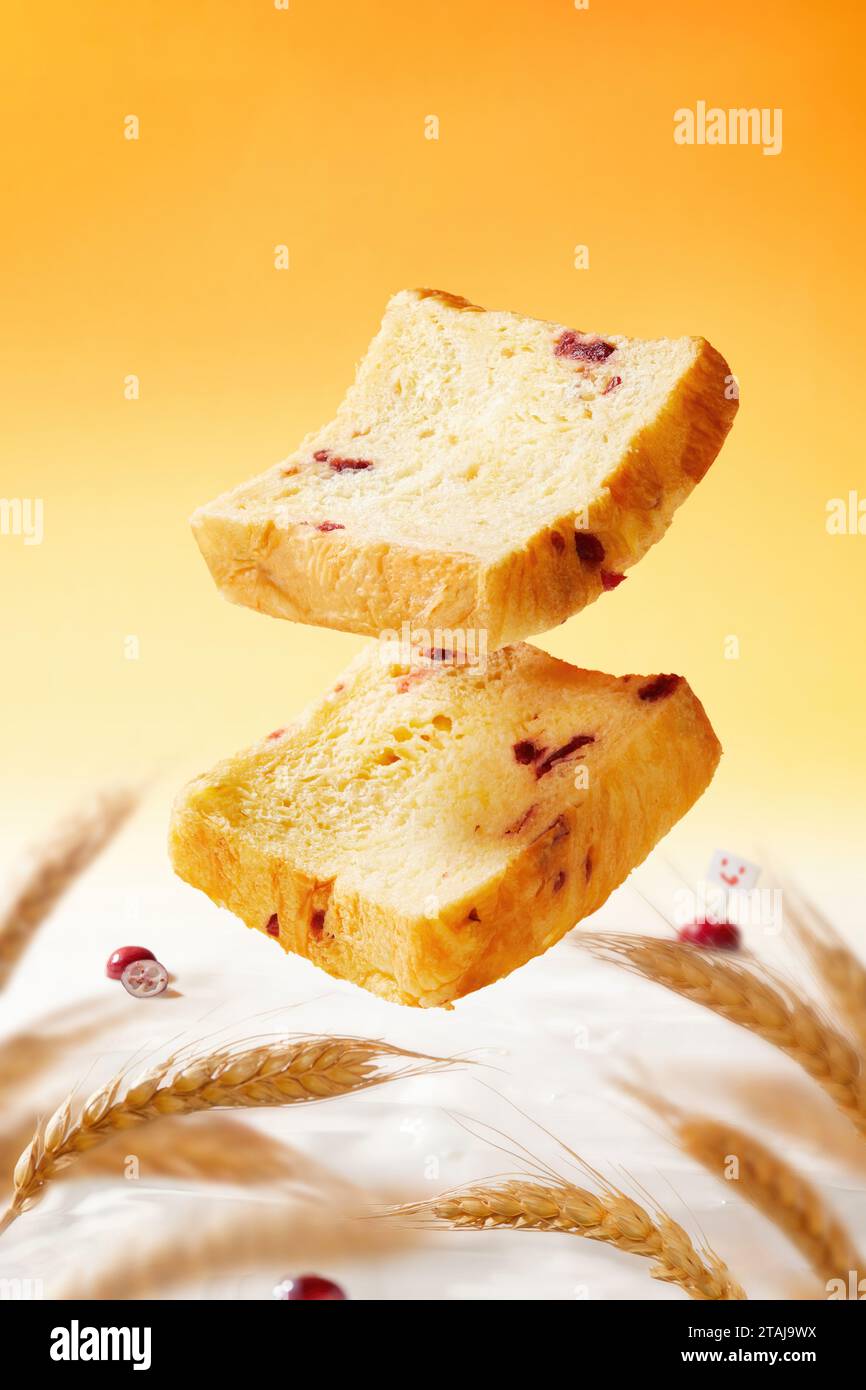 Foto di pane e torte nei ristoranti, foto di alta qualità Foto Stock