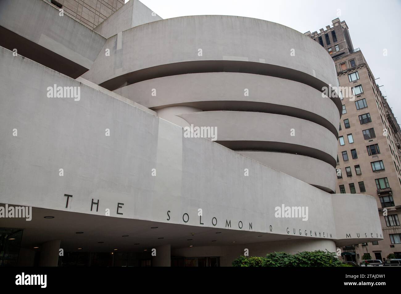 Il Guggenheim Museum ha progettato ma Frank Lloyd Wright. Foto Stock