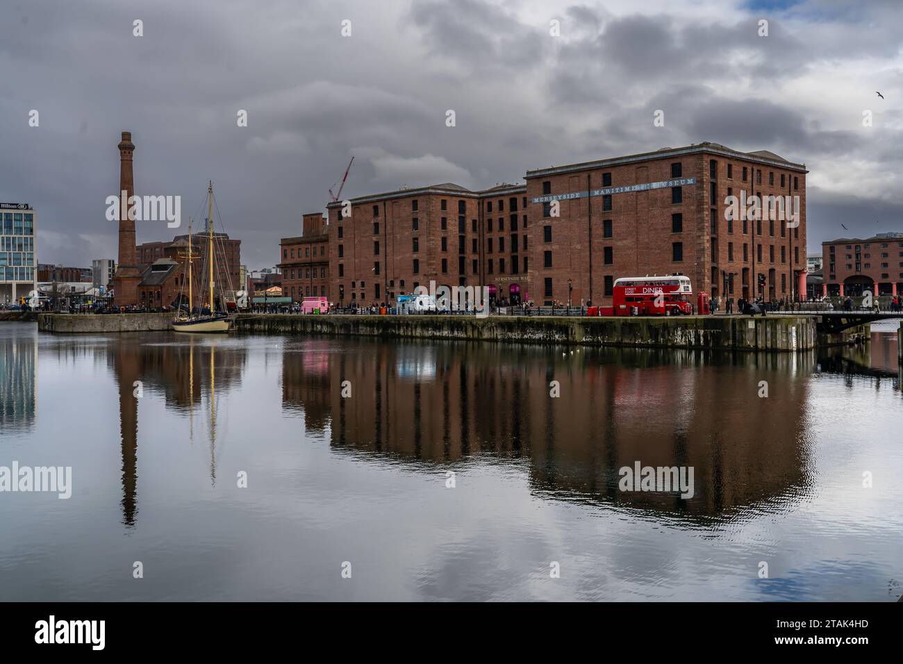 Royal Albert Dock di Liverpool Foto Stock