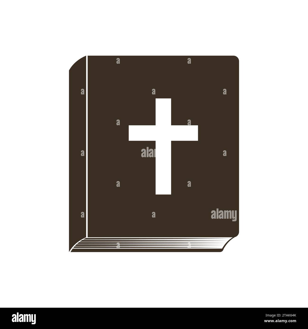 Icona vettoriale della Bibbia. Illustrazione vettoriale. Illustrazione Vettoriale