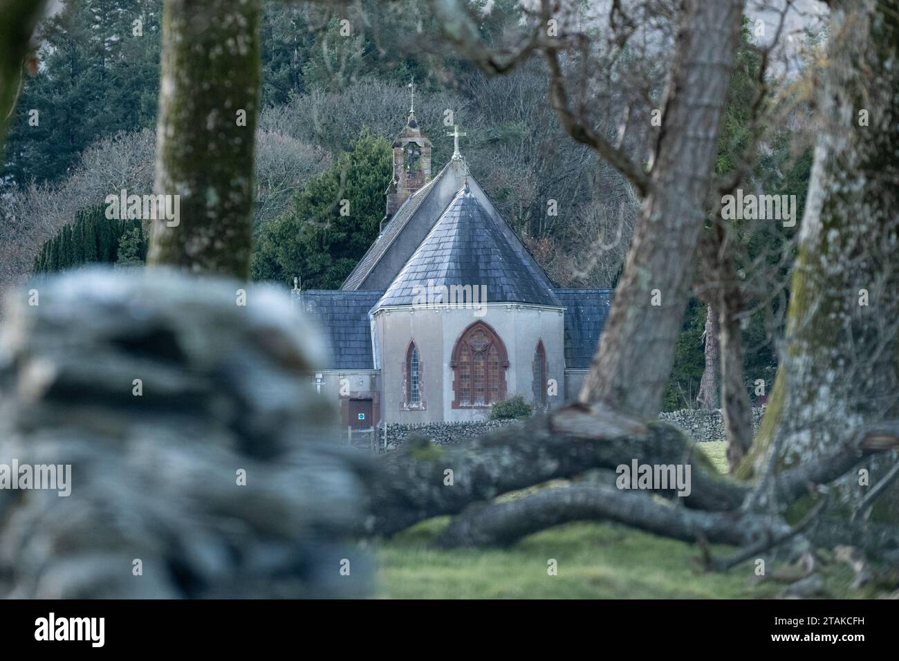 St Bartholomews Church, Loweswater, Lake District, Inghilterra, Regno Unito Foto Stock