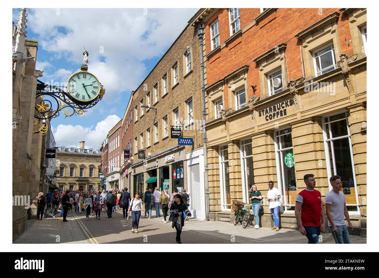 Shopping a Coney Street, York Foto Stock