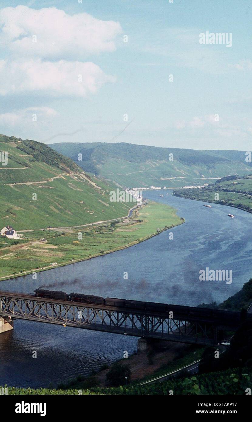 Due settimane trascorse nella Germania Ovest a fotografare i motori a vapore nell'agosto 1970. Foto Stock