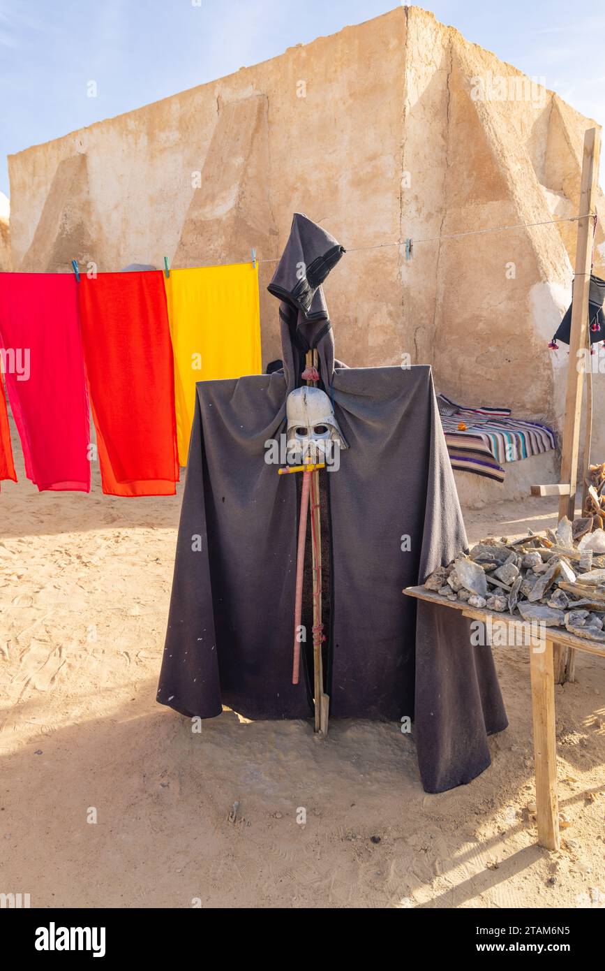 NAFTA, Tozeur, Tunisia. 18 marzo 2023. Set cinematografico di Star Wars per il mercato Mos Espa vicino a NAFTA, Tunisia. Foto Stock
