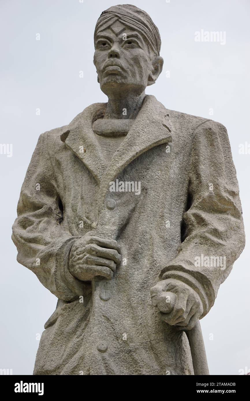 Il Monumento di Sudirman a Malioboro. Sudirman è uno degli eroi indonesiani Foto Stock