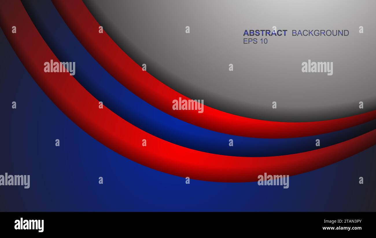 elementi della curva di sfondo con spazio per la progettazione di testo e messaggi Illustrazione Vettoriale