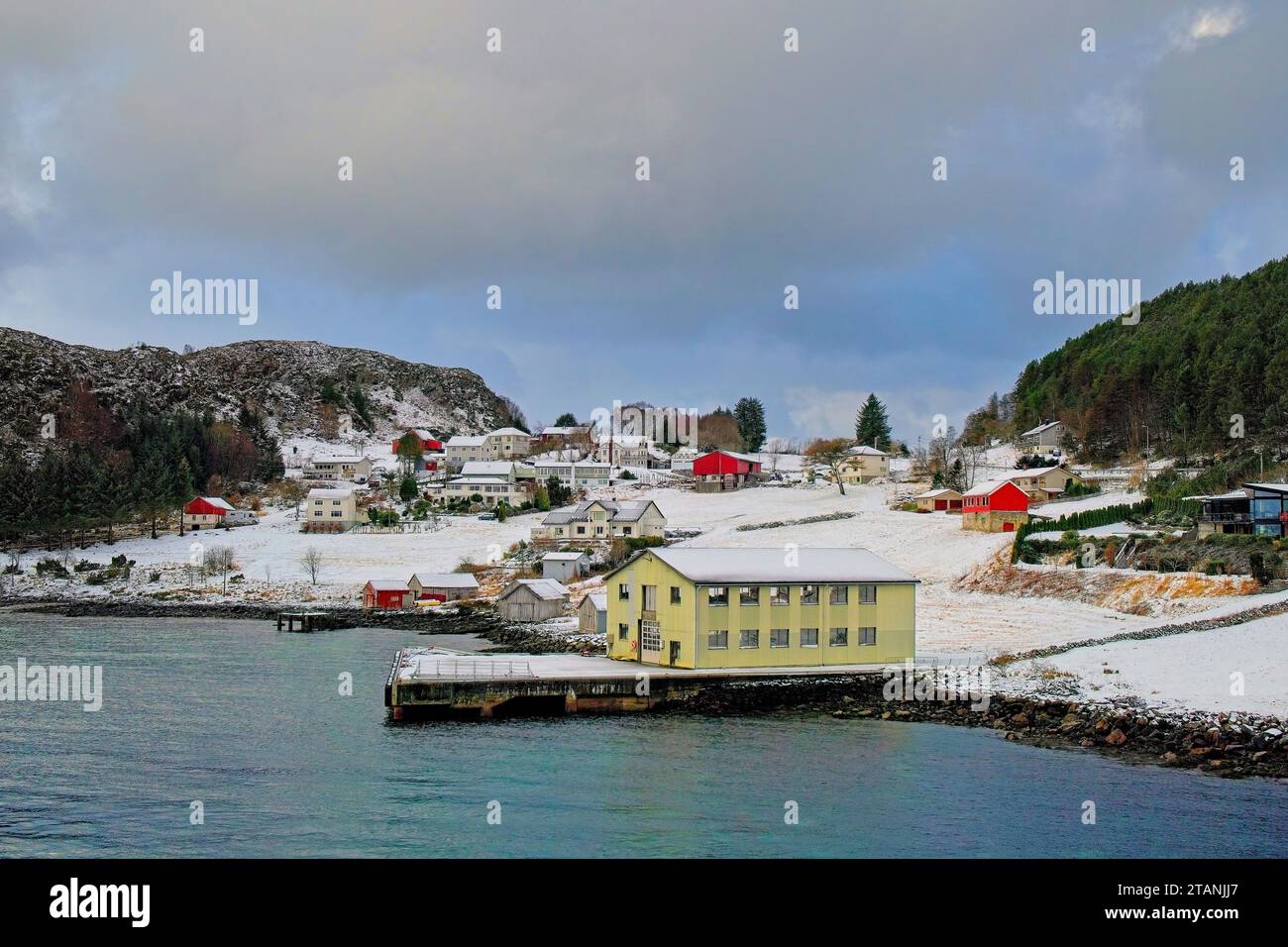 La Norvegia in inverno Foto Stock