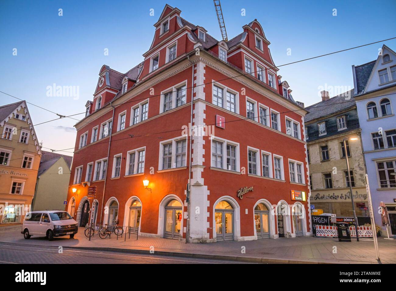 Marktschlößchen, Marktplatz, Halle an der Saale, Sachsen-Anhalt, Deutschland Foto Stock