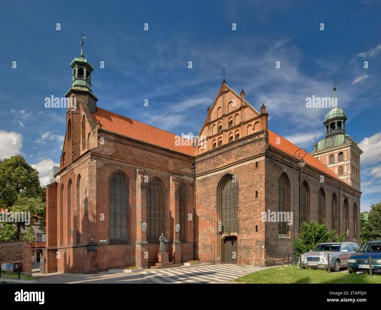 Chiesa di Santa Bridget a Gdańsk, Pomorskie, Polonia Foto Stock
