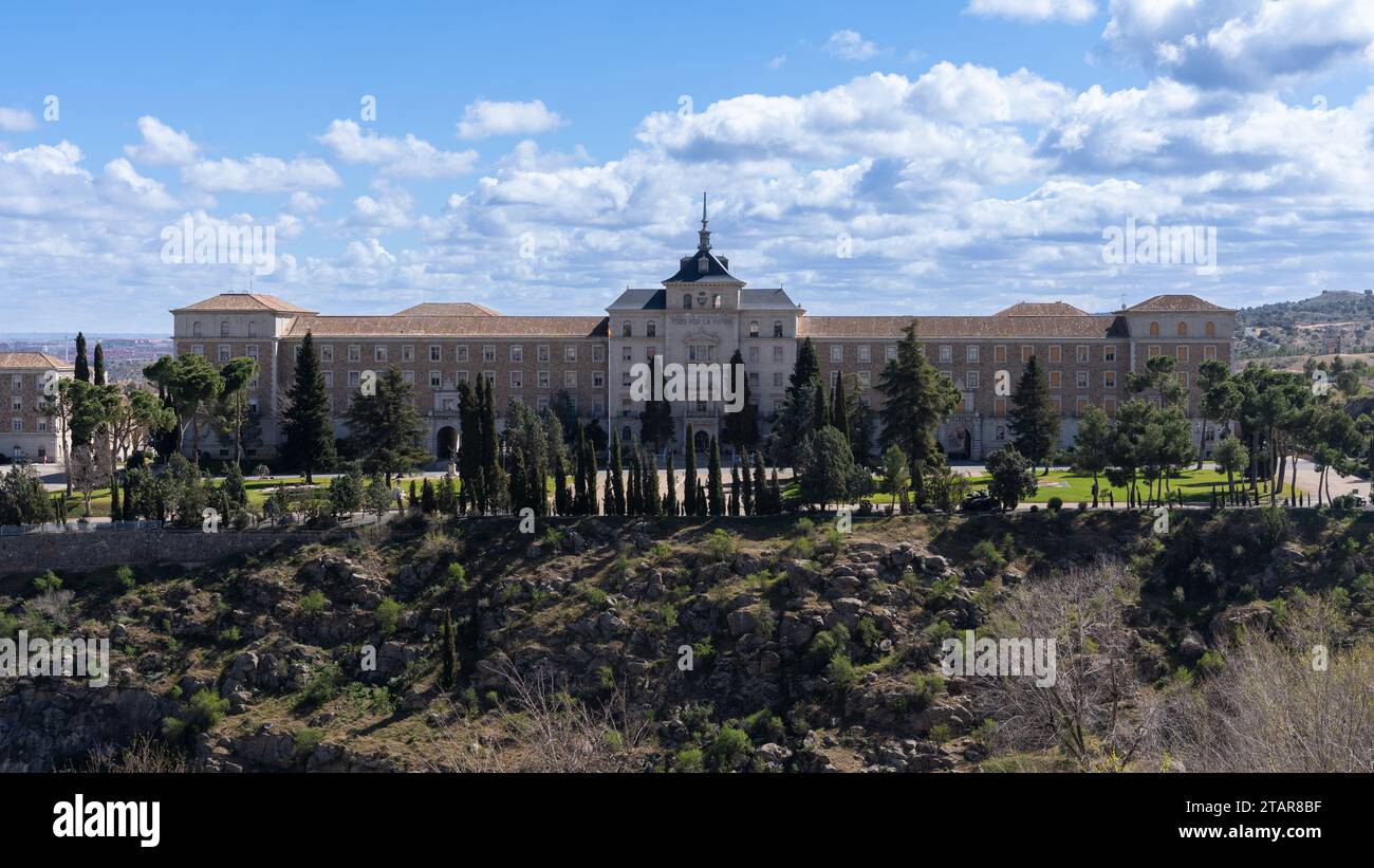 Accademia di Fanteria di Toledo. Un centro di addestramento militare dell'esercito spagnolo situato a Toledo Foto Stock