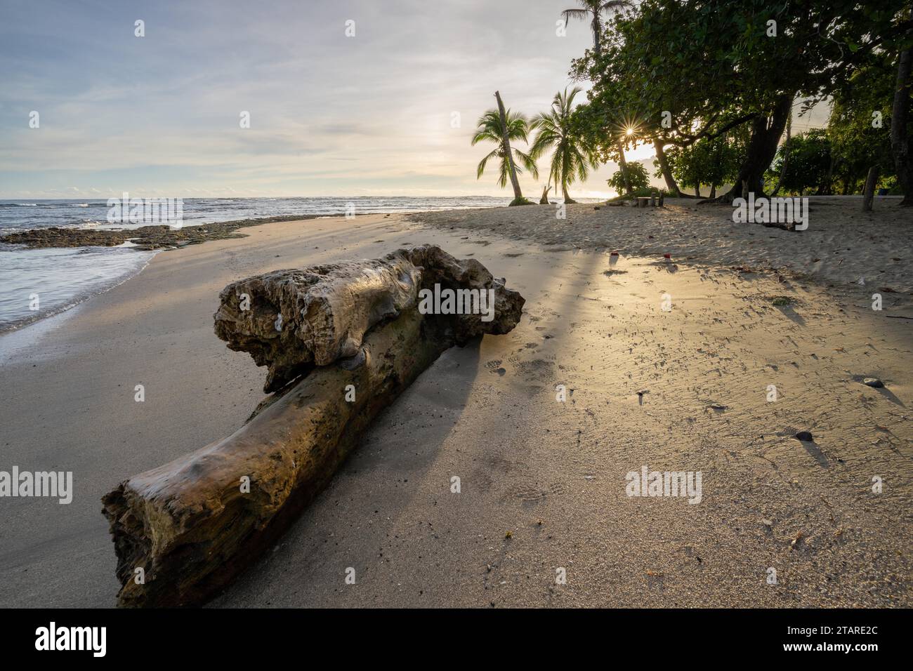 Sunrise Puerto Viejo, Costa Rica, America centrale Foto Stock