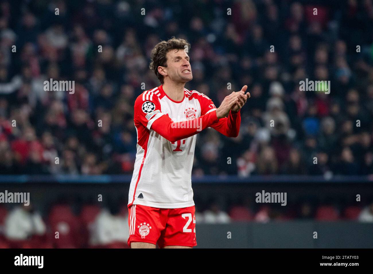 Thomas Mueller Fc Bayern Muenchen N 25 Gestikuliert Ger Fc Bayern Muenchen Fcb Vs Fc 