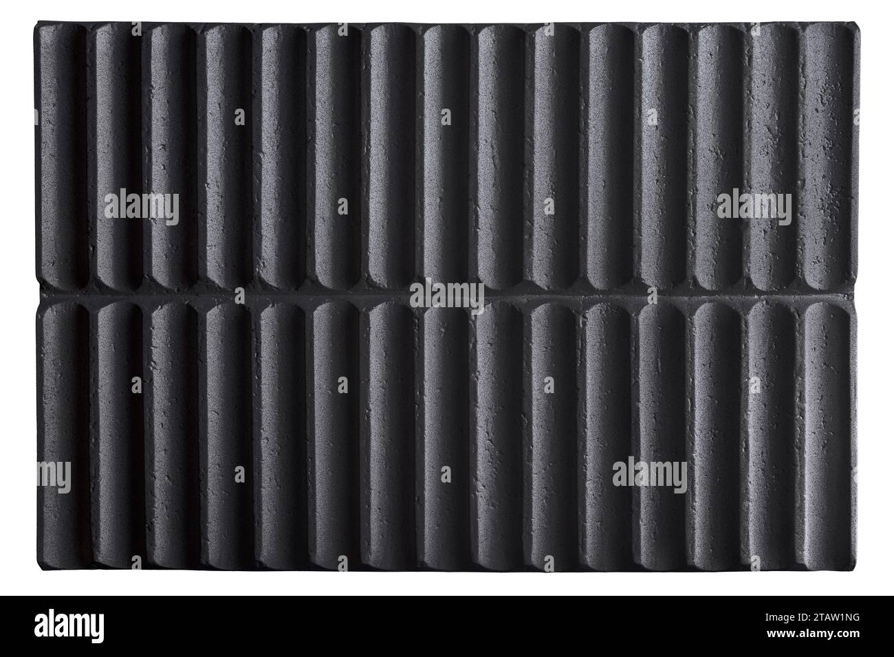 Sfondo con struttura del materiale e struttura delle pareti in calcestruzzo corrugato nero moderno Foto Stock