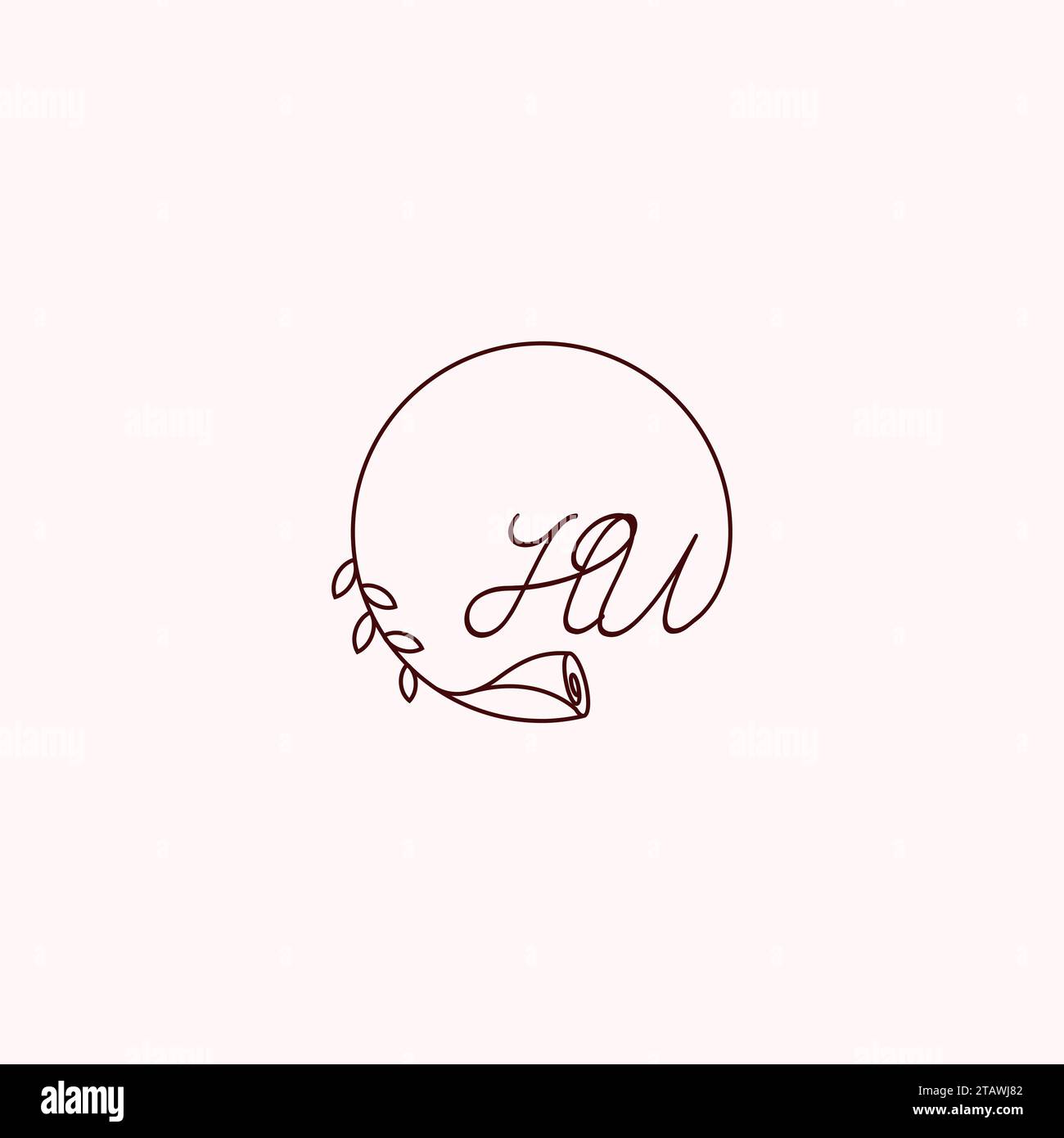 Lettere iniziali del logo HU in un design professionale di alta qualità che si adatta bene a qualsiasi supporto di stampa Illustrazione Vettoriale