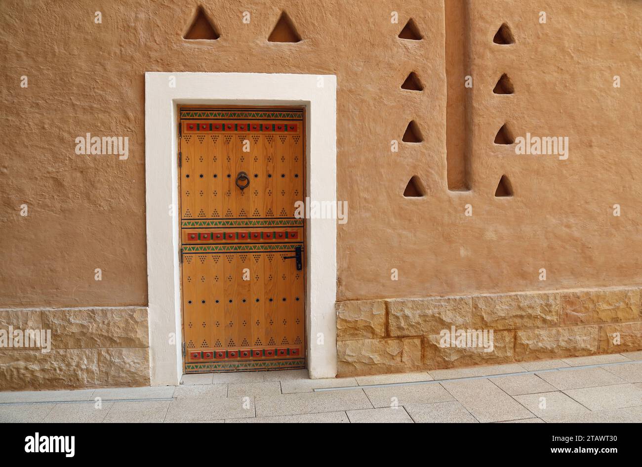 Tradizionale architettura mediorientale a Diriyah a Riyad Foto Stock
